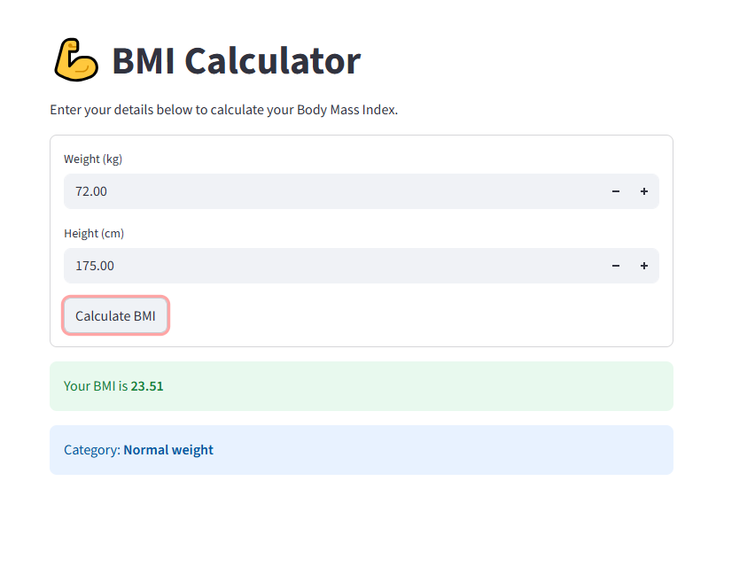 BMI Calculator