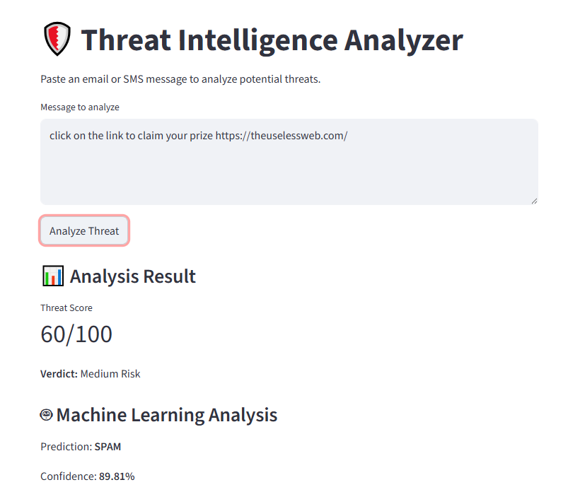 Spam Detection System